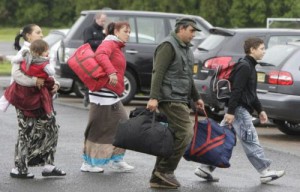 Romanians forced from homes in Belfast