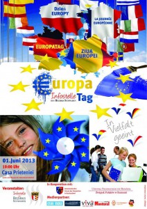 afis Casa Prieteniei - Ziua Europei - 1 iunie 2013