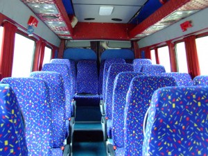 interior microbuz