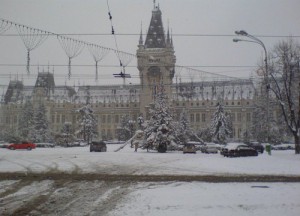 palatul culturii iasi iarna